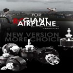 Dualsky GA4000 V2 180KV/210KV 35-40cc de alta potencia sin escobillas 120E-140E clase 3D avión E-conversión Avión de gasolina de ala fija